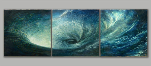 Vortex Triptych 90 x 30